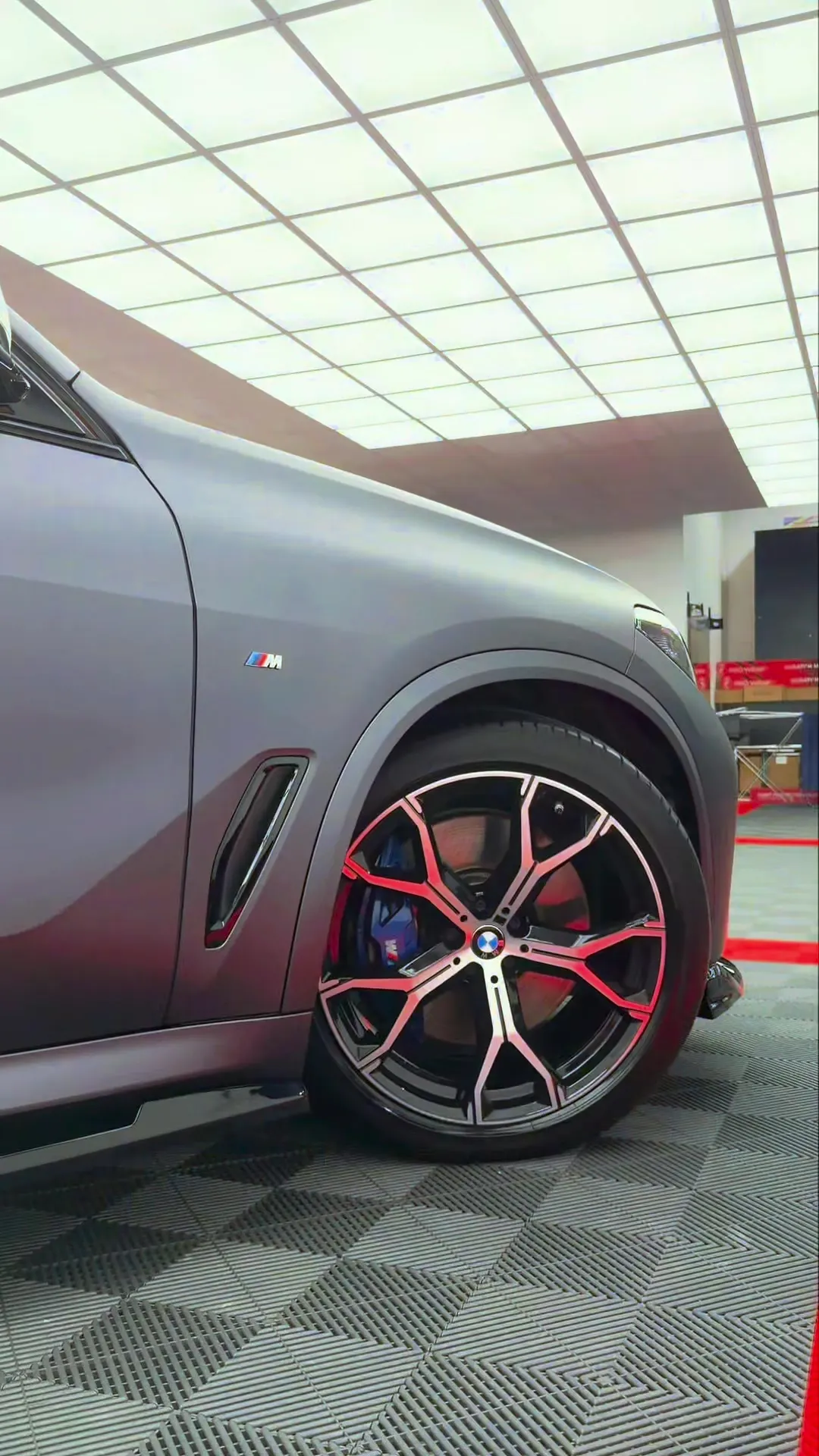 BMW X5, film PPF couleur gris mat — photo 4 sur 4