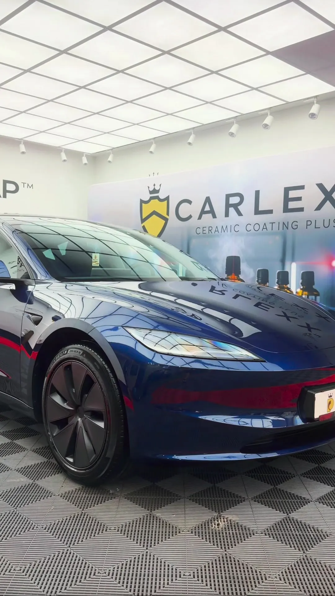 Tesla Model 3, film PPF transparent brillant — photo 2 sur 6