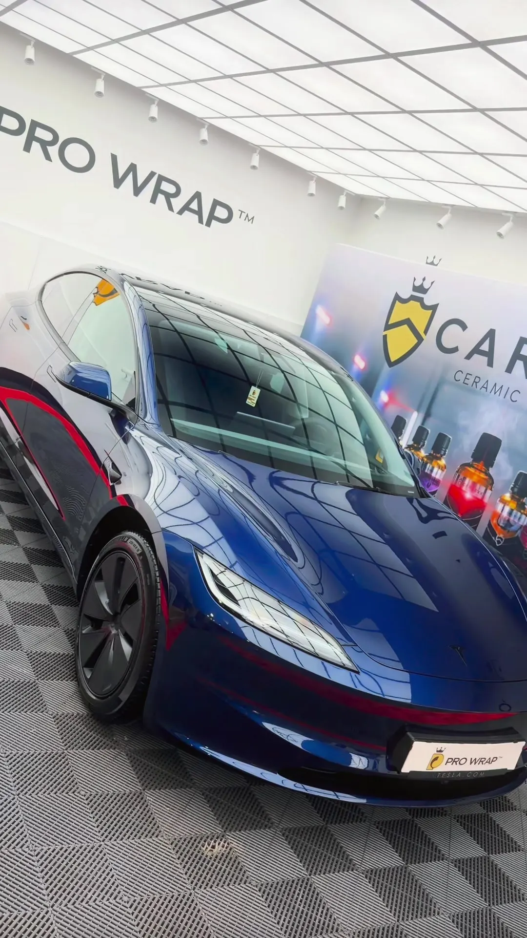 Tesla Model 3, film PPF transparent brillant — photo 3 sur 6