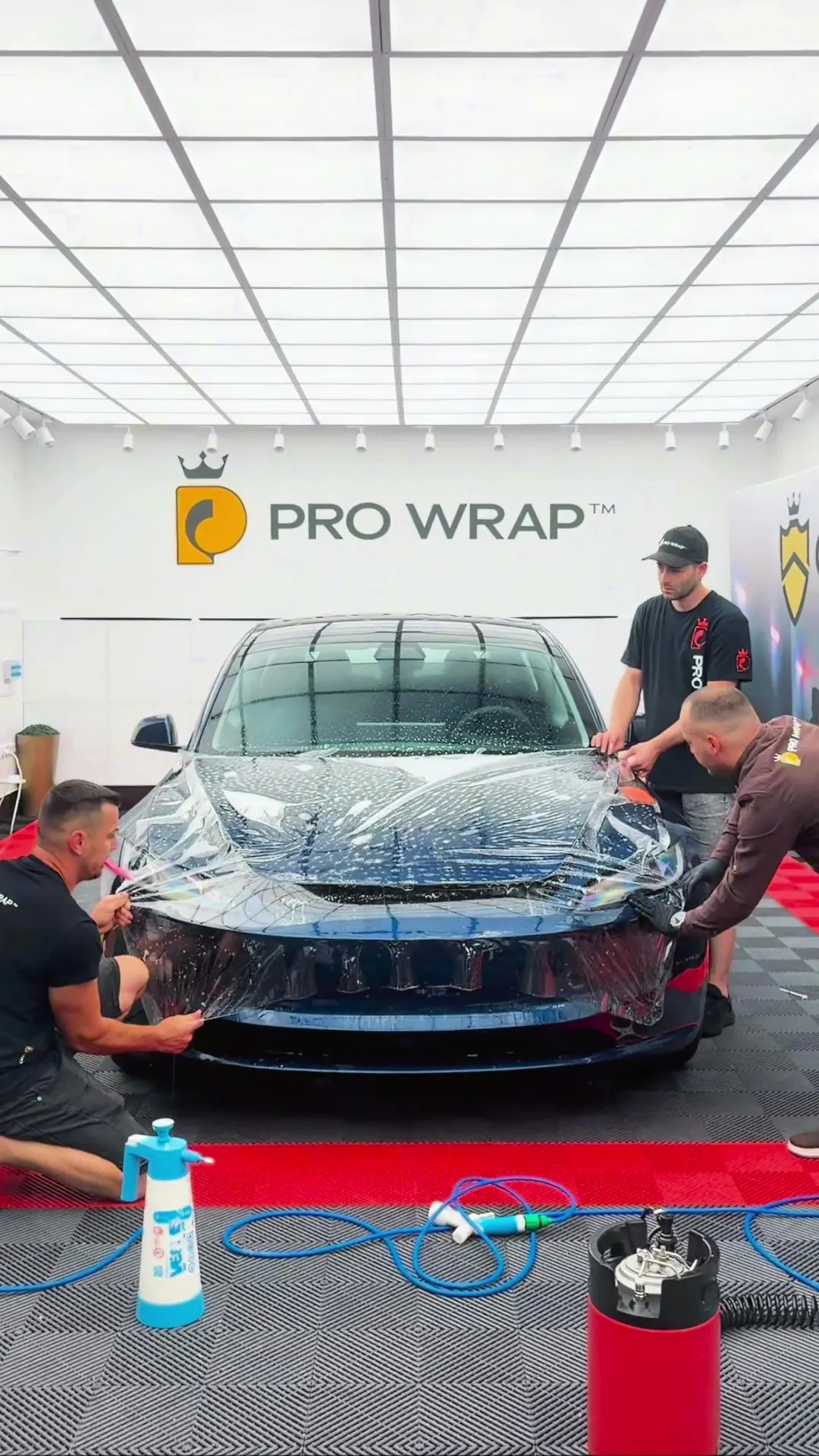 Tesla Model 3, film PPF transparent brillant — photo 4 sur 6
